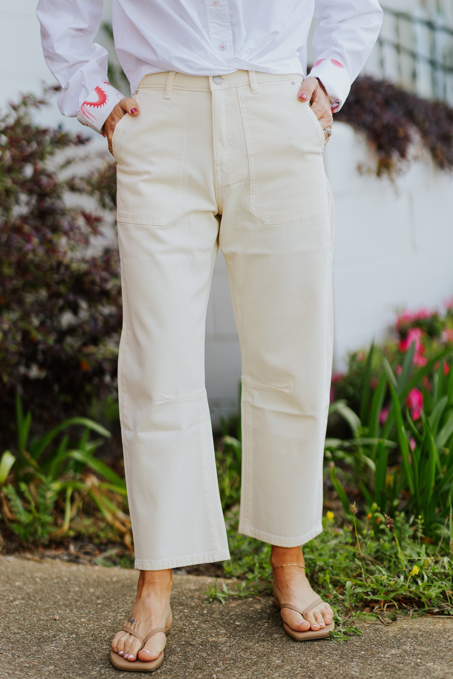 BILLIE CREAM JOGGER DENIM