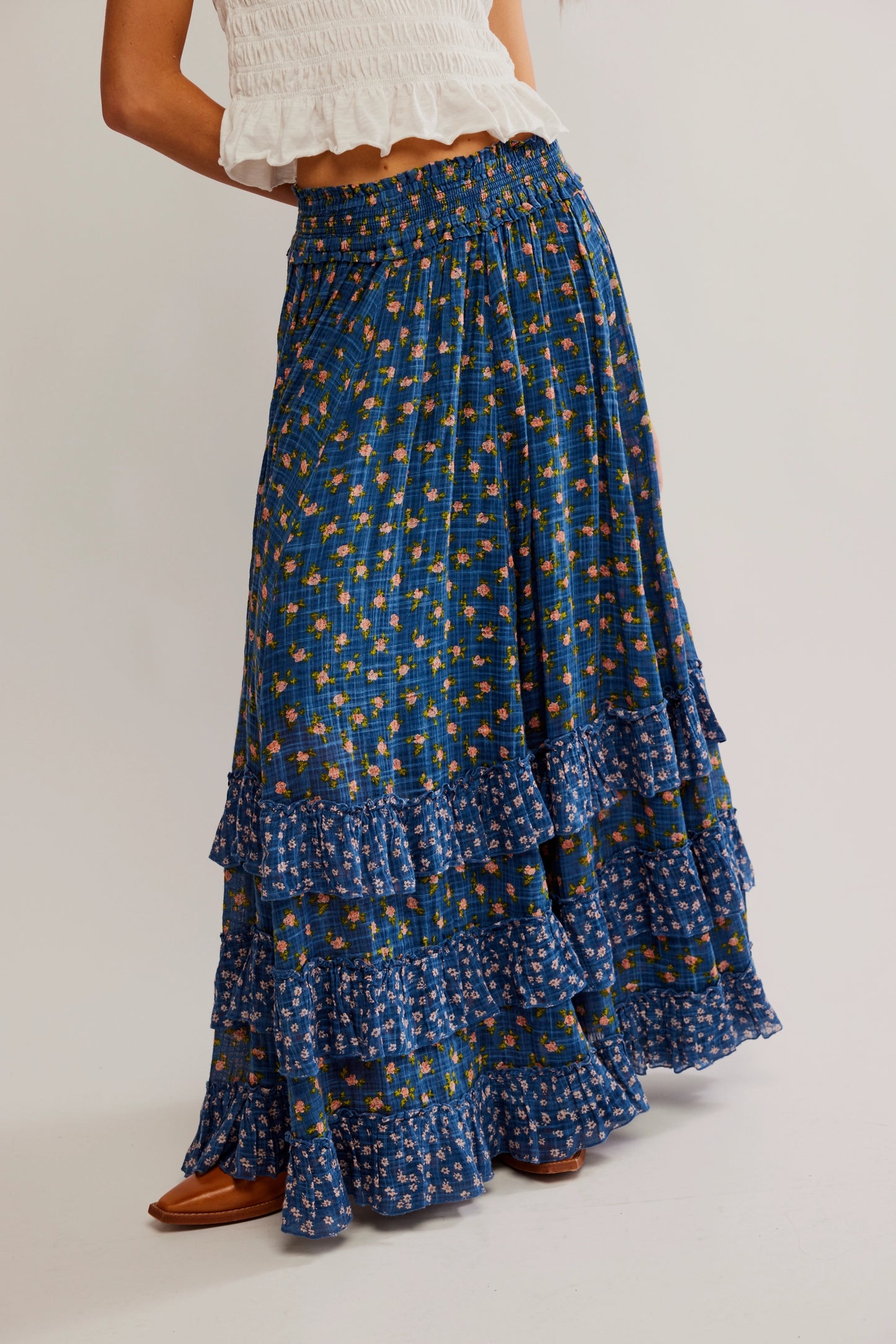 BRYNN PRINTED CHAMBRAY OATS