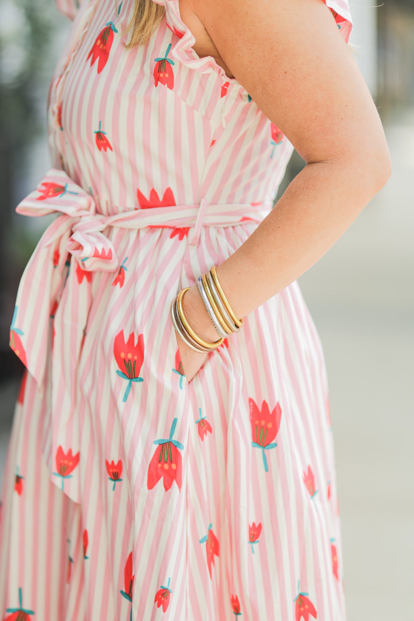 POCKET FULL OF TULIPS DRESS