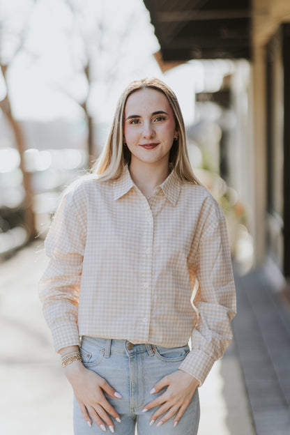 SEAPORT BUTTON UP TOP