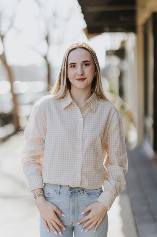 SEAPORT BUTTON UP TOP