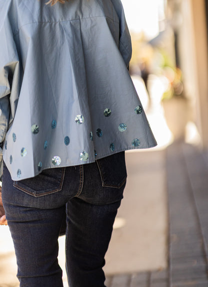 ABBY SWING TOP IN BLUE