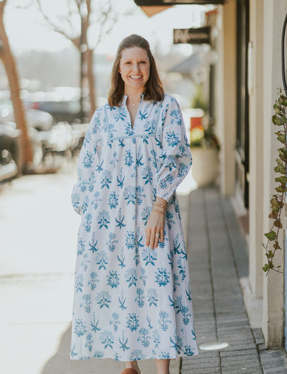INDIGO EAST BAY MAXI DRESS
