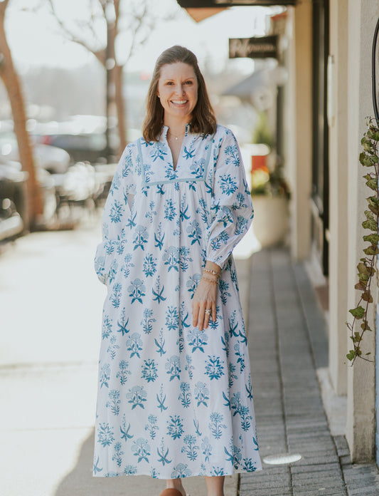 INDIGO EAST BAY MAXI DRESS