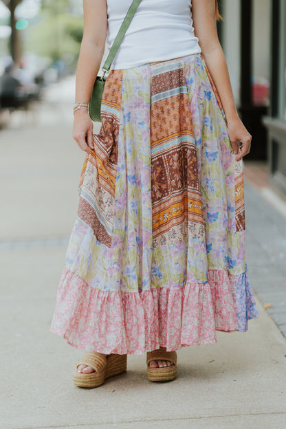 SANTA EULALIA PRINTED MAXI SKI