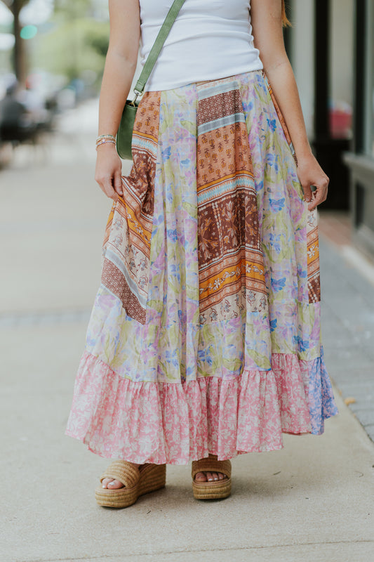 SANTA EULALIA PRINTED MAXI SKI