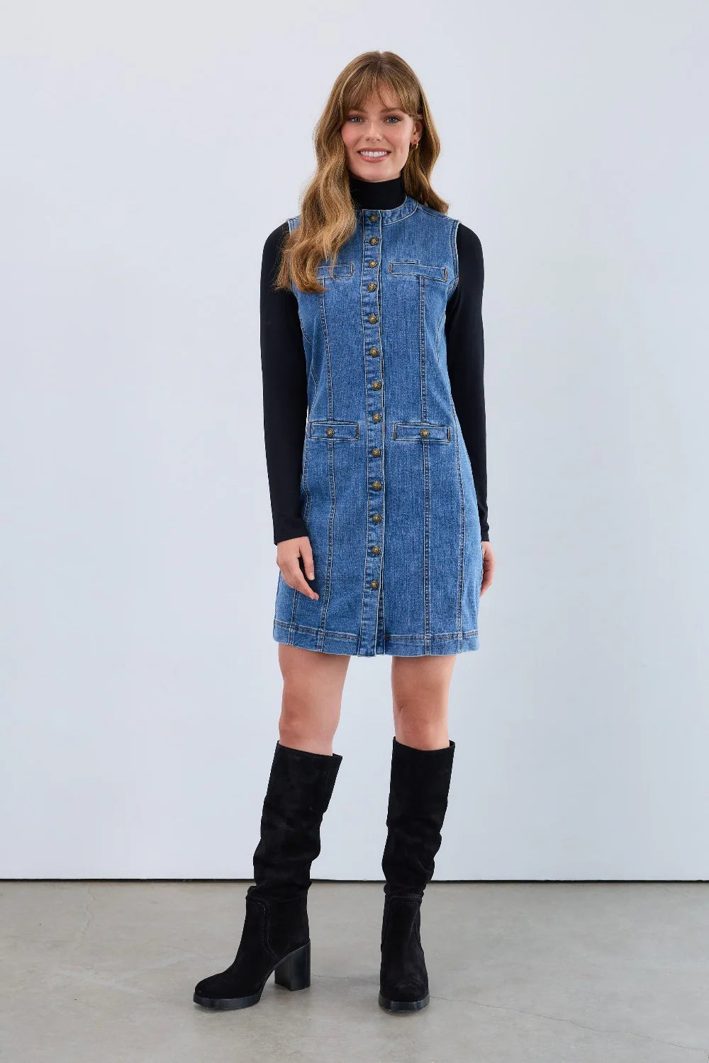 FDJ LONG DENIM VEST