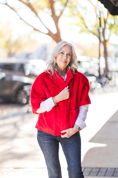 HOLIDAY CAPLET JACKET