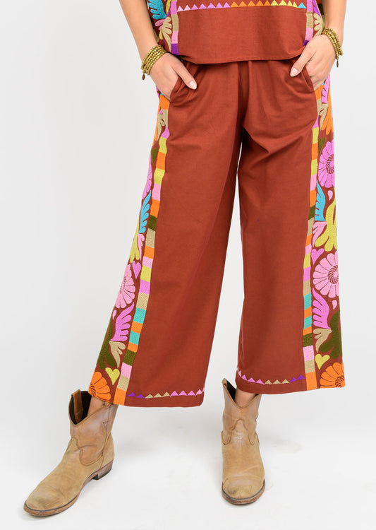 FRANCESCA PANT IN RUST