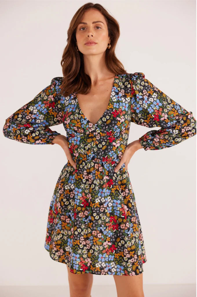 JOSIE LONG SLEEVE MINI DRESS