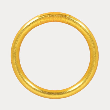 GOLD TZUBBIE ALL WEATHER BANGLE - SERENITY PRAYER