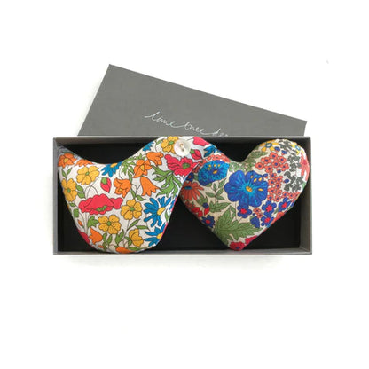 LAVENDAR HEART AND BIRD DRAWER SATCHEL