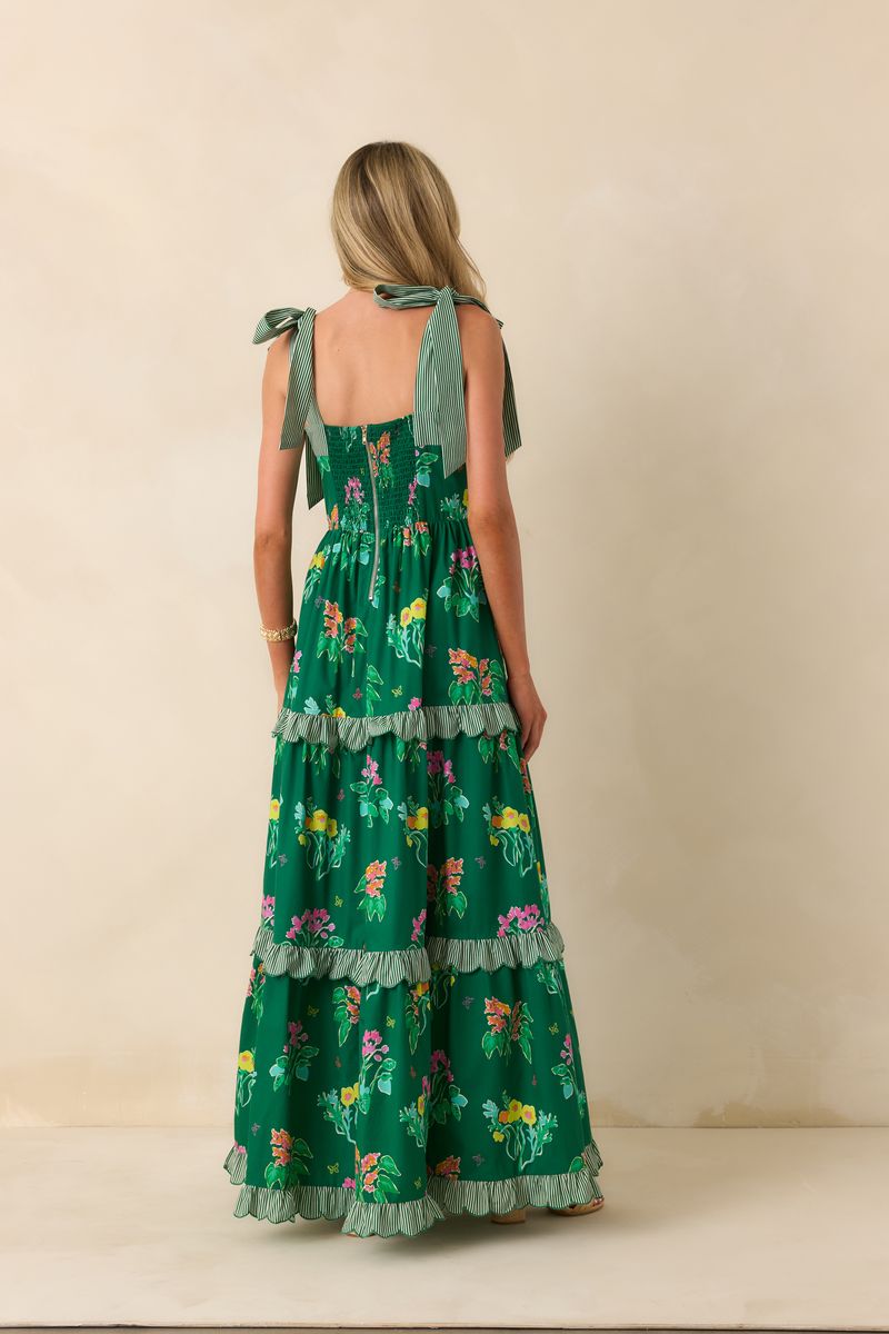 JULIETTE MAXI DRESS IN BOTANICAL AFFAIR