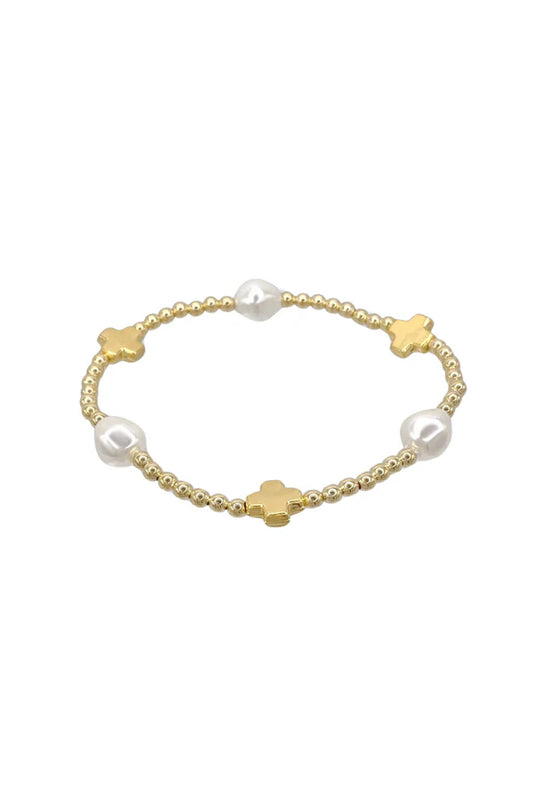 SIGNATURE CROSS ADMIRE PEARL 3MM