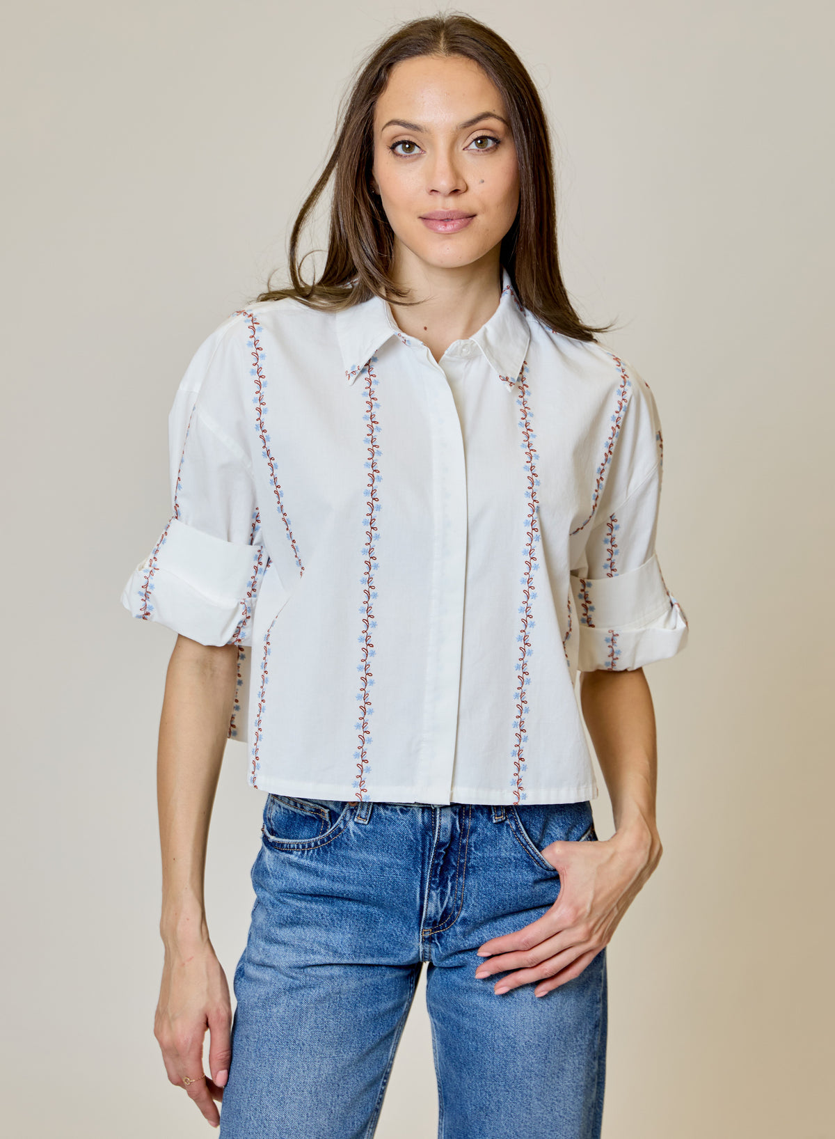 EMBROIDERED SHIRT
