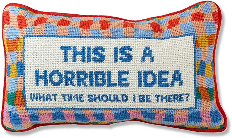 FURBISH NEEDLEPOINT PILLOWS