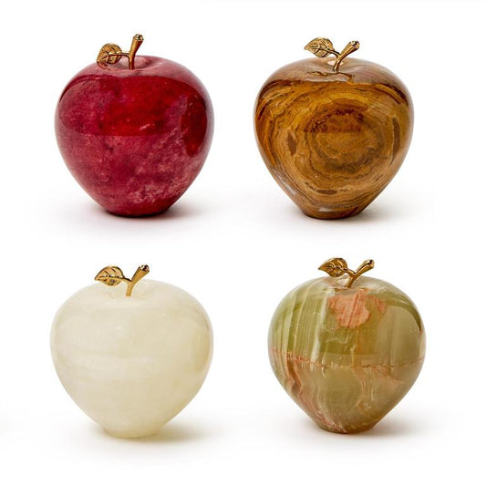 MARBLE APPLE PAPER WEIGHT
