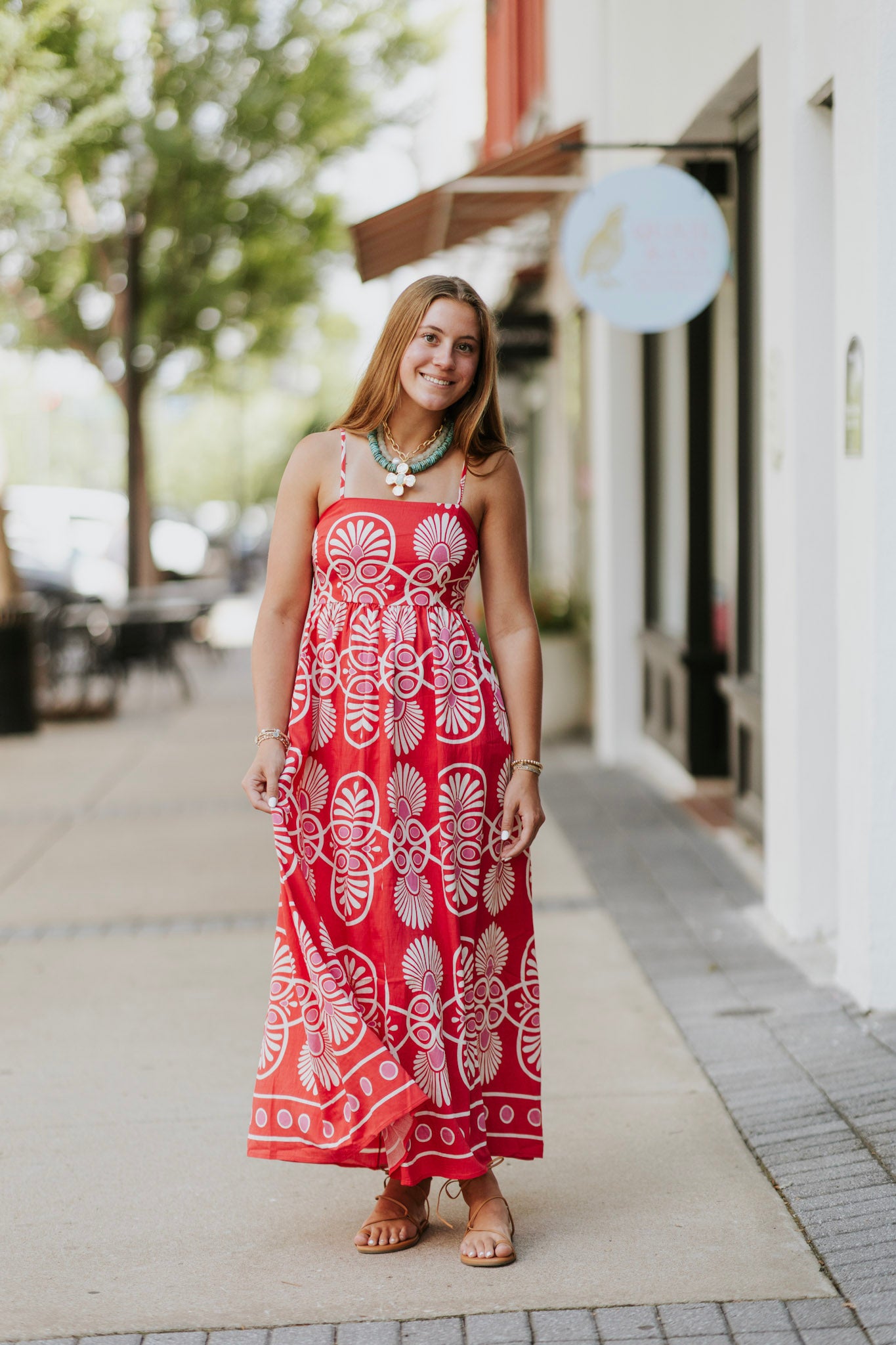 FESTIVAL MEDALLION MAXI DRESS