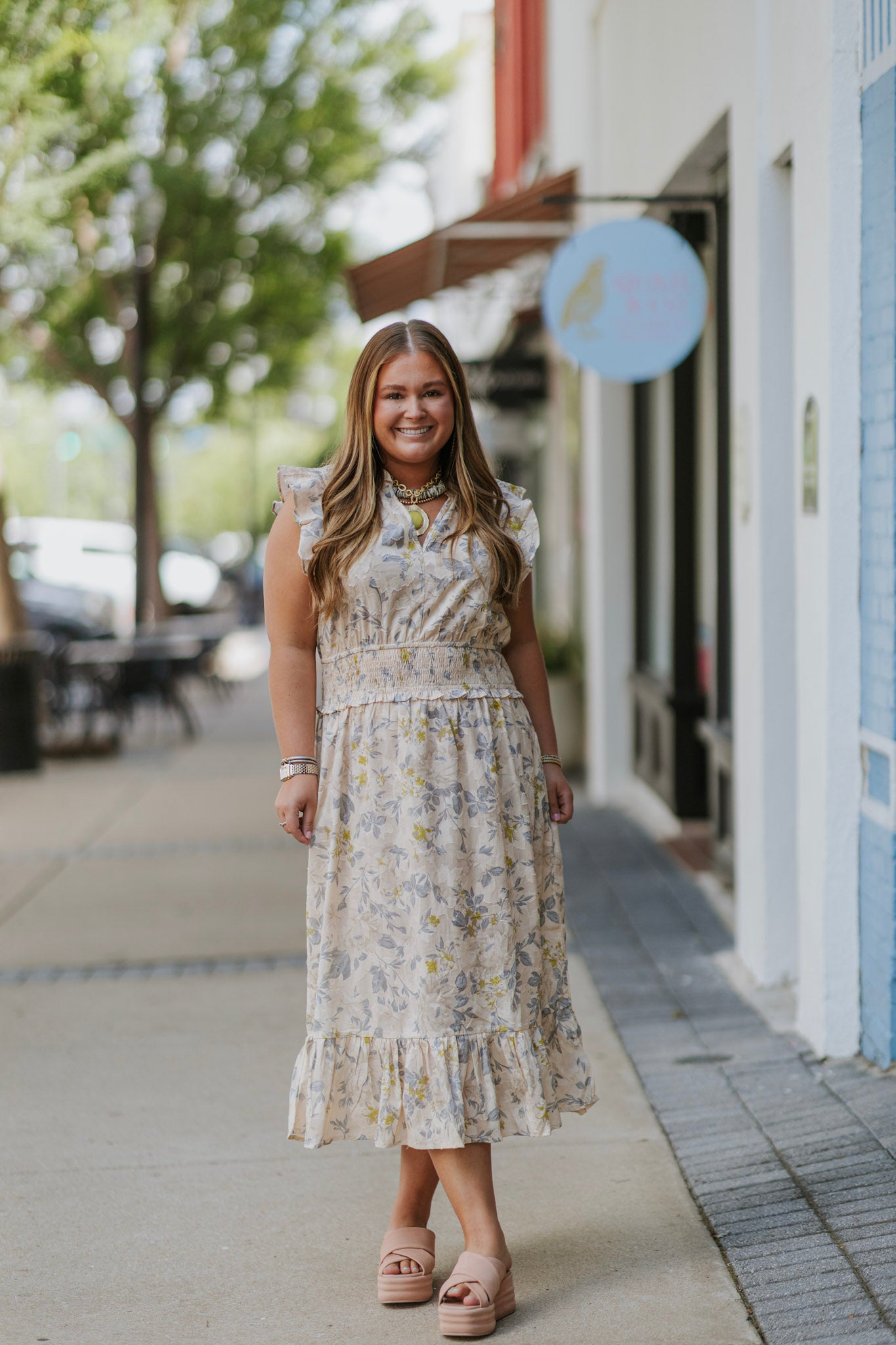 TUSCAN BOUQUET ISHANI DRESS