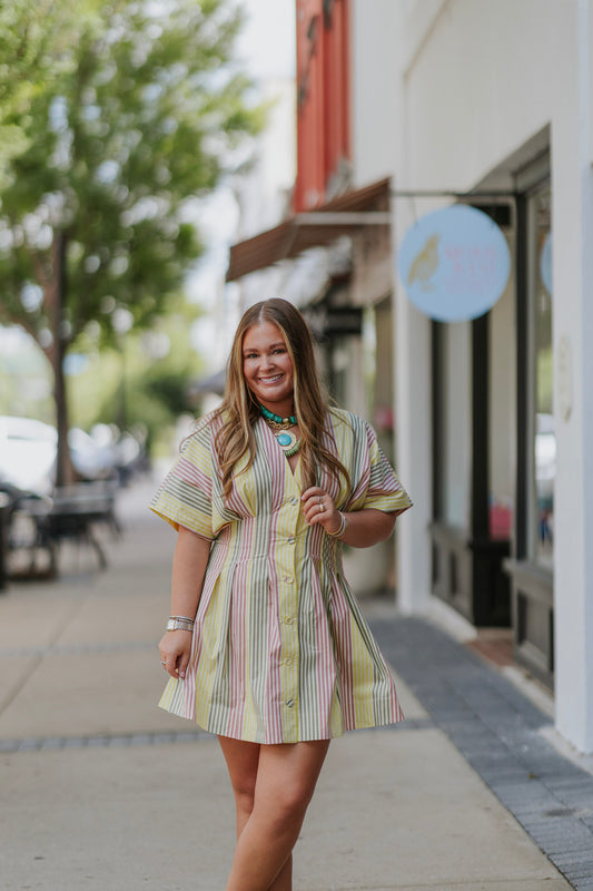 VONNE STRIPE DRESS
