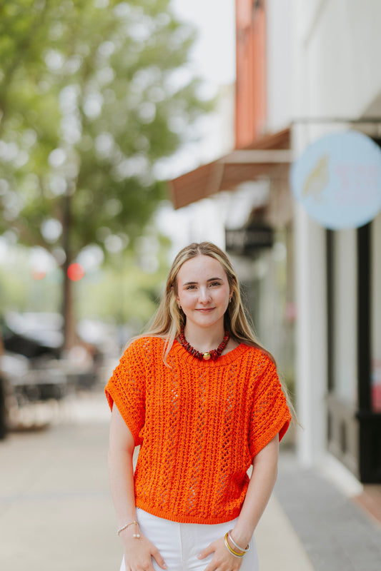 BALLAST CROCHET SWEATER TOP