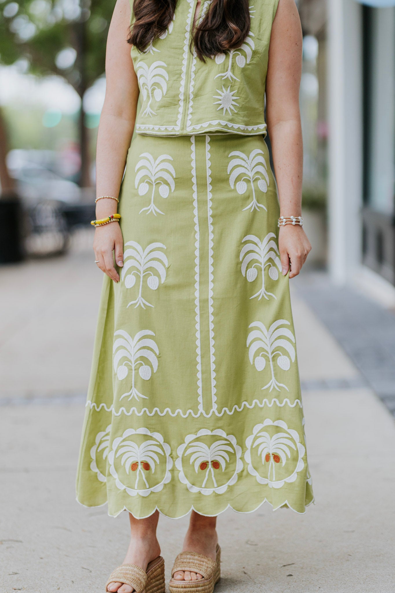 PALMETTO GROVE MAURA MAXI SKIRT