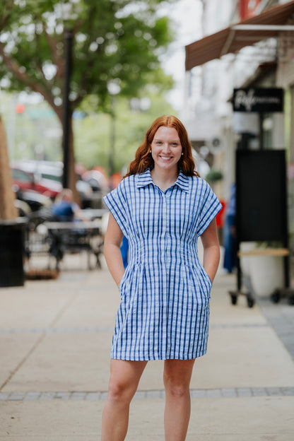 CHECKERED PATTERN DRESS