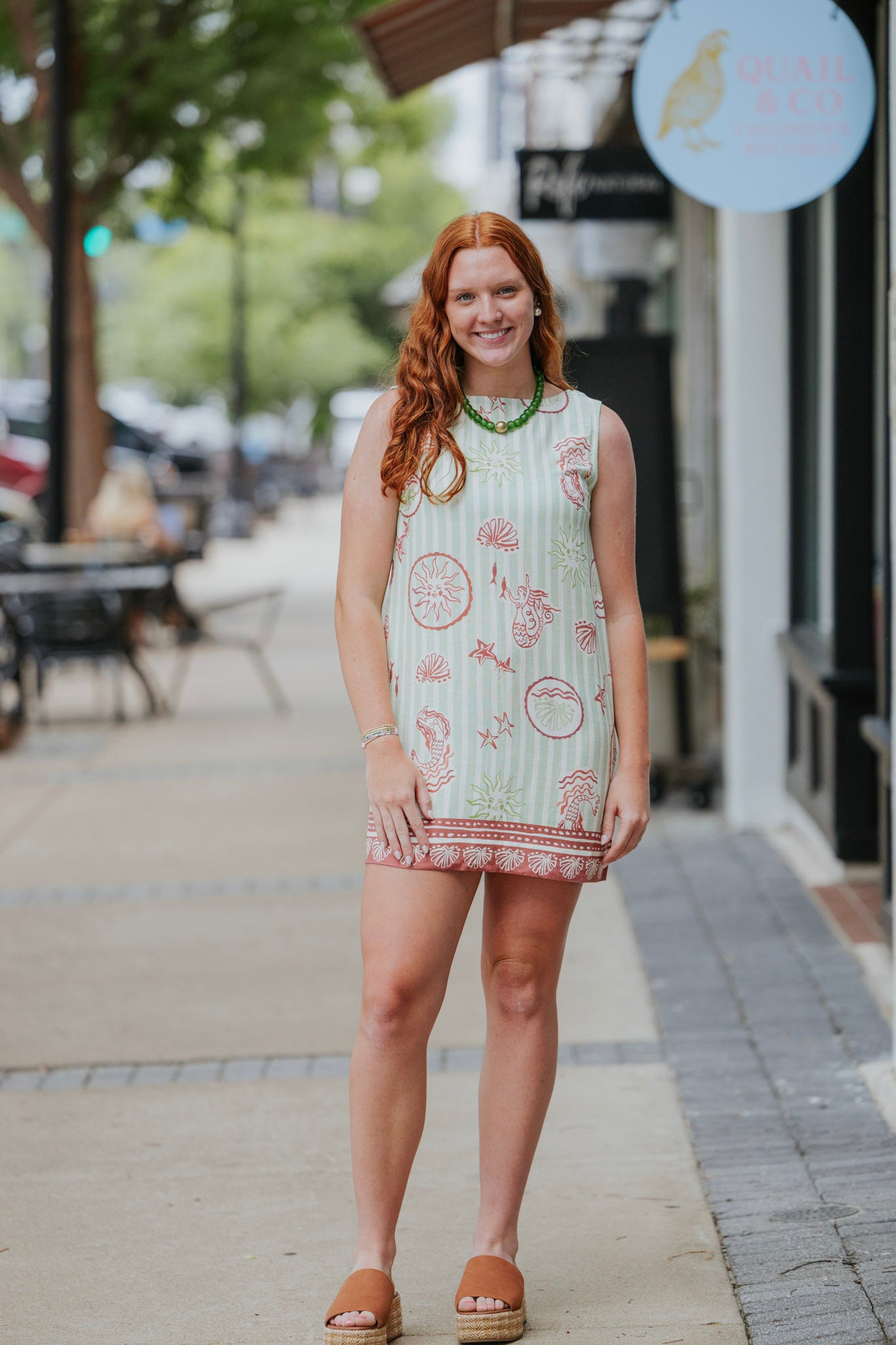 SOLEIL SHIFT MINI DRESS