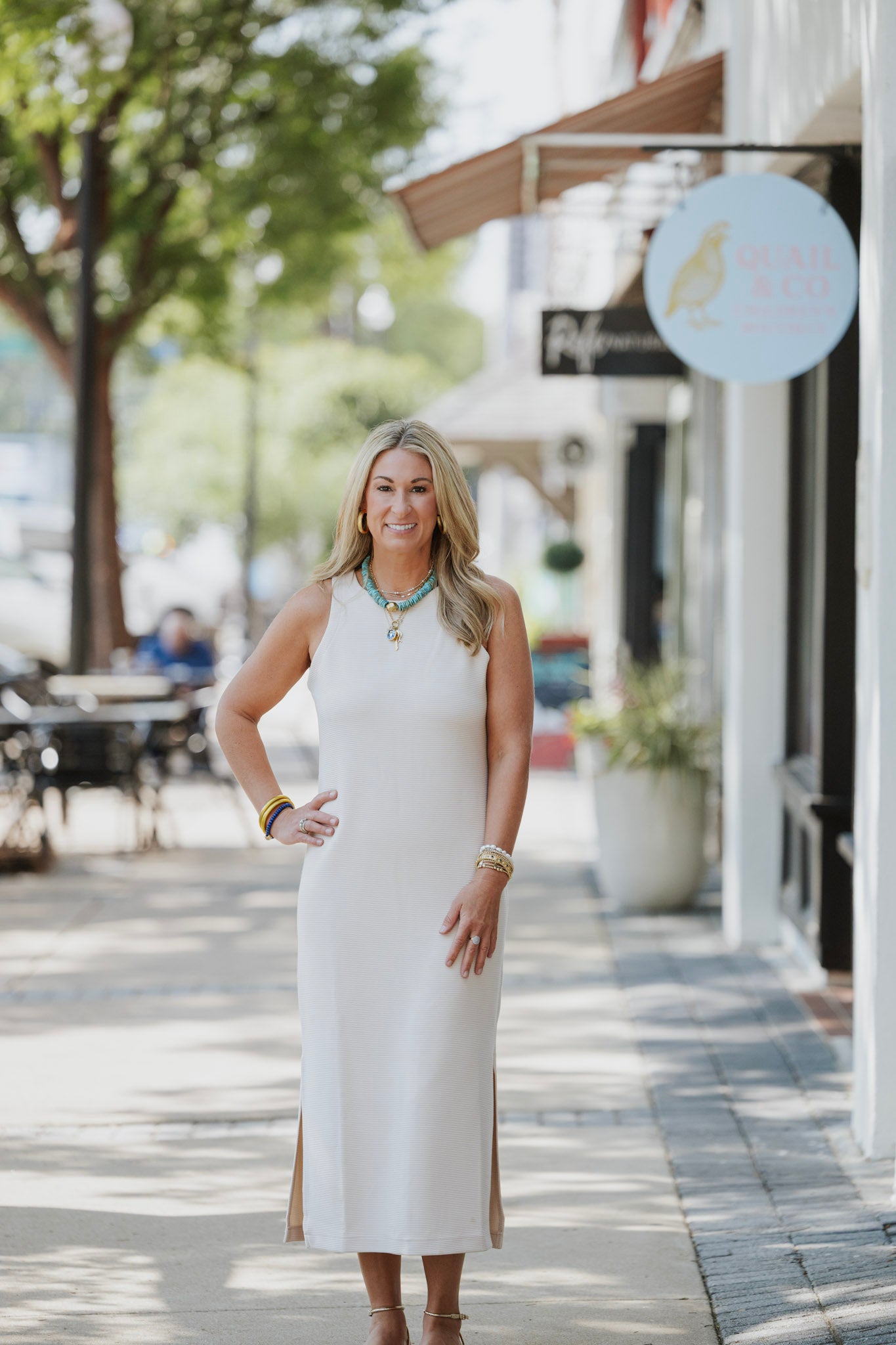 SPANX FRENCH RIB TANK MAXI DRESS