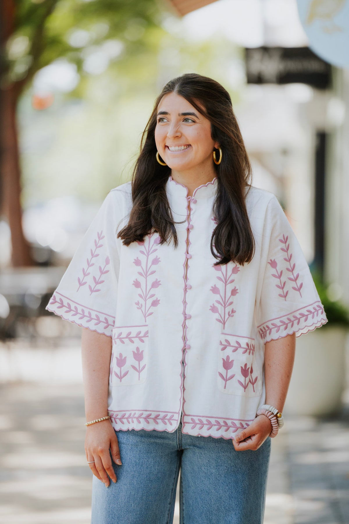 ORCHID STERLING BLOUSE