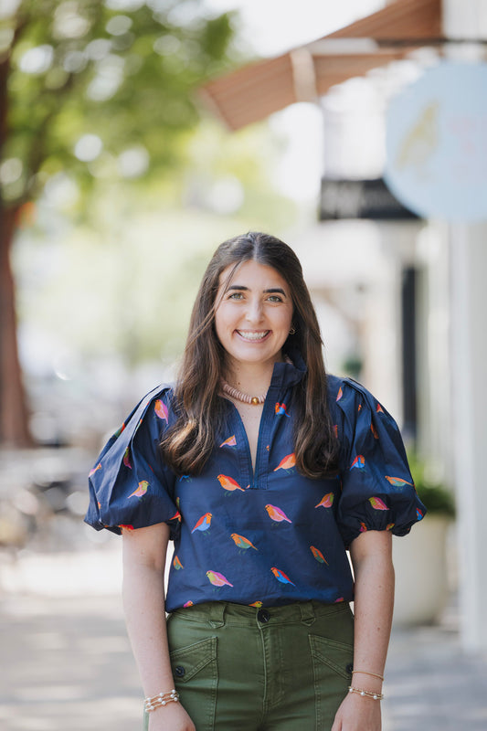 ANNA BIRD TOP NAVY