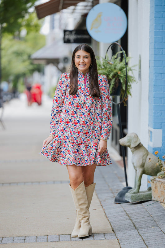 ORCHARD PATH SAND MARGOT DRESS