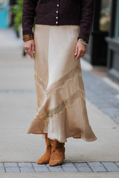 TOAST KORI LACE INSET SKIRT