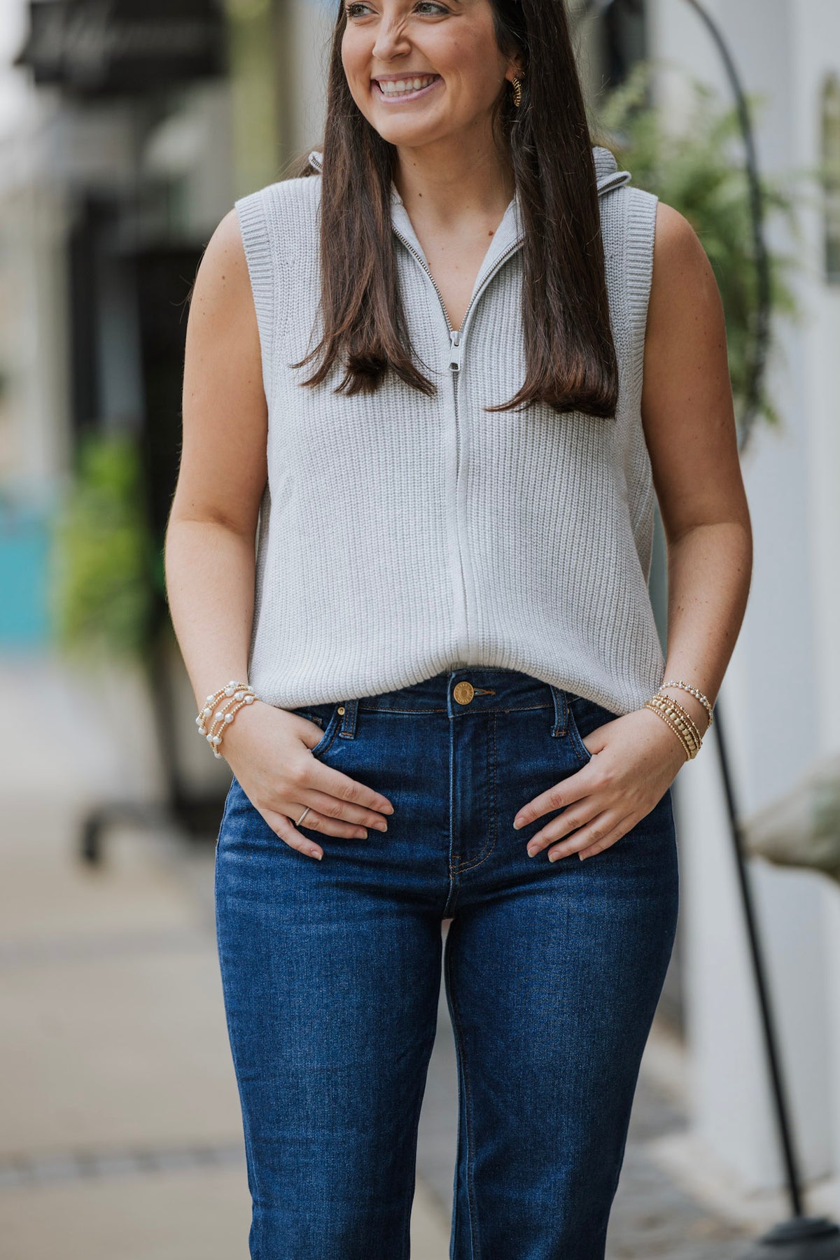 HEATHER GREY ZYMA TOP