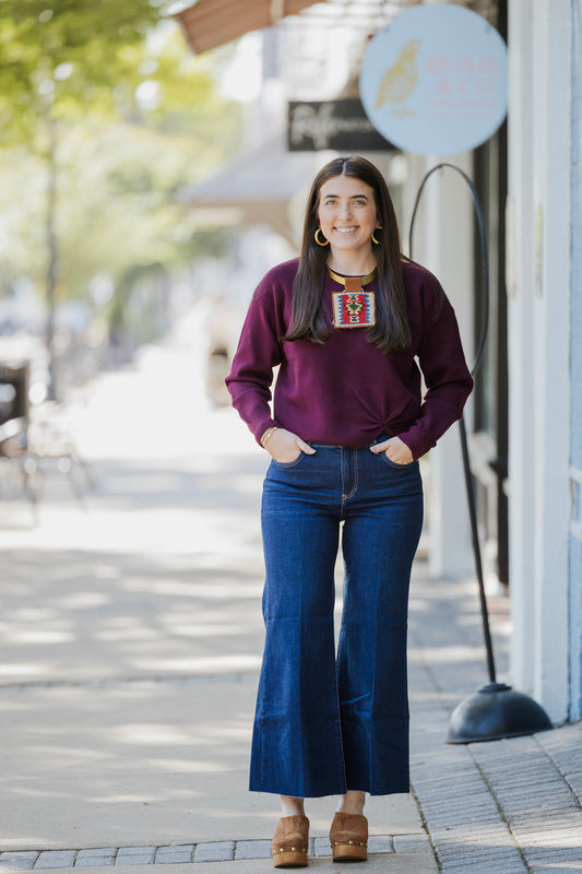 WINE OPHI SWEATER