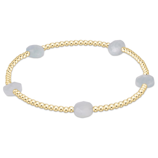 ADMIRE 2MM GOLD GEMSTONE