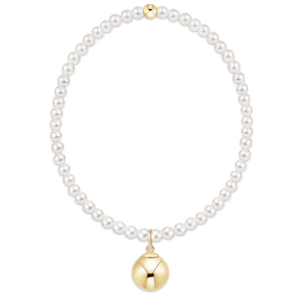 CLASSIC 3MM GOLD 10MM CHARM