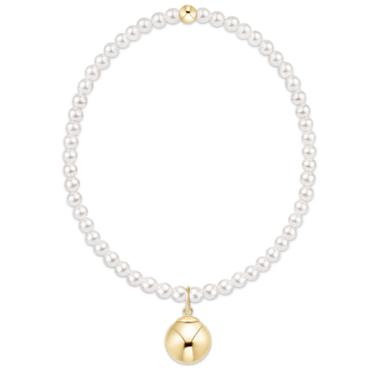CLASSIC 3MM GOLD 10MM CHARM