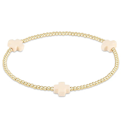 SIGNATURE CROSS GOLD 3MM