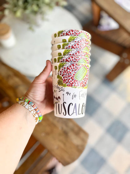 REUSABLE PARTY CUPS SET OF 6