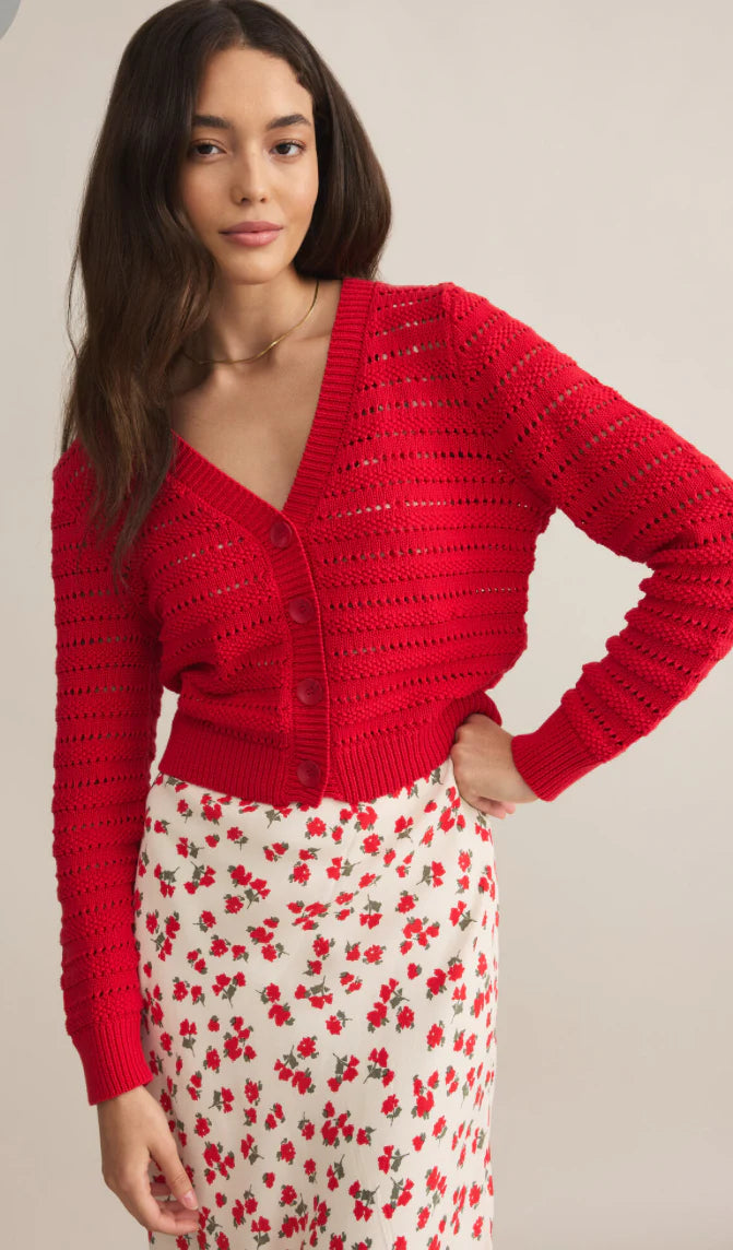 CHERRY ROMANCE CARDIGAN