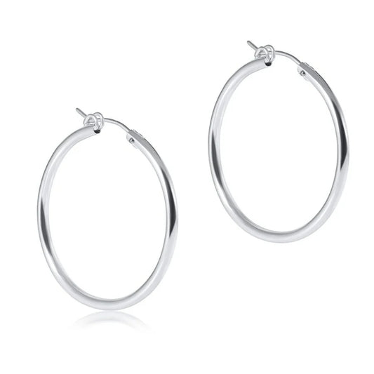 ENEWTON STERLING HOOP EARRINGS
