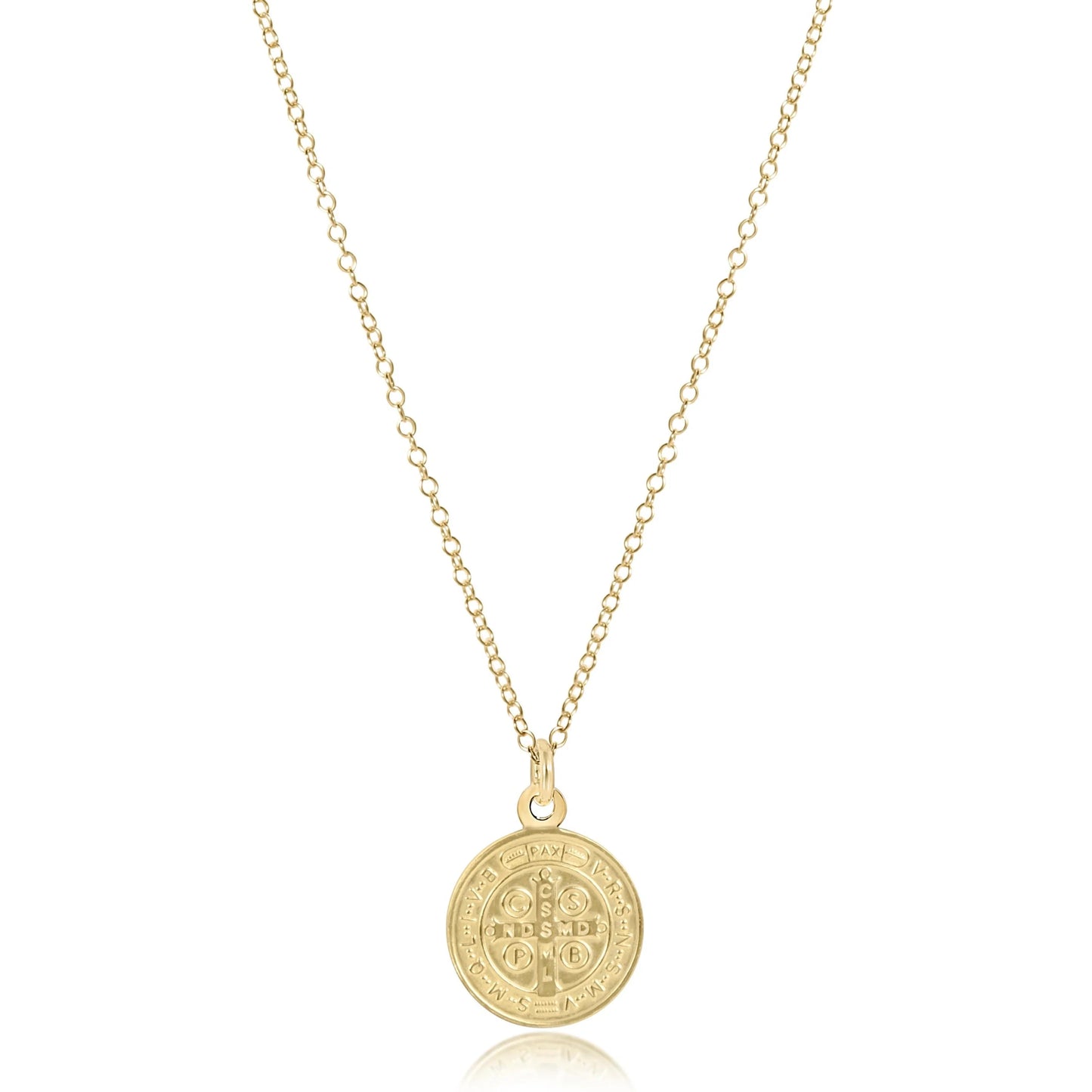 BLESSING GOLD DISC NECKLACE
