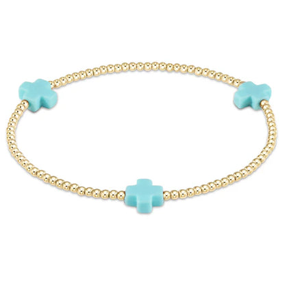 SIGNATURE CROSS GOLD 3MM