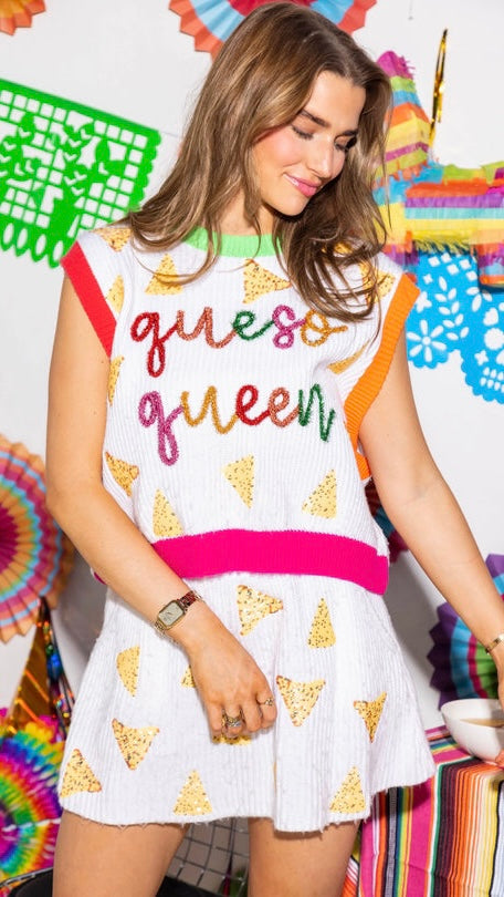 QUESO QUEEN SWEATER VEST