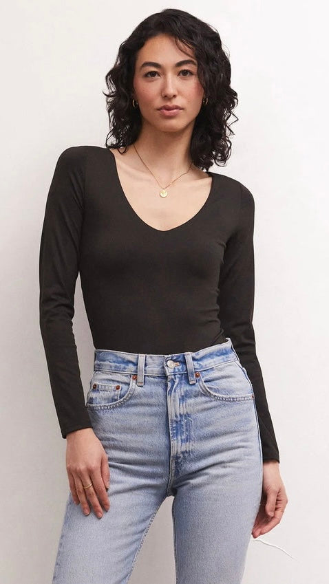 SO SMOOTH V-NECK BODYSUIT