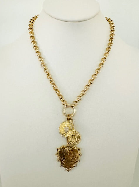 KNOTTY BLING NECKLACE