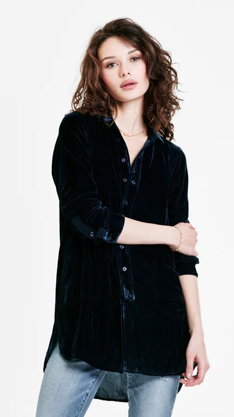 HAZEL VELVET TOP