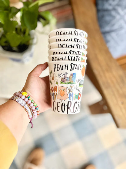 REUSABLE PARTY CUPS SET OF 6