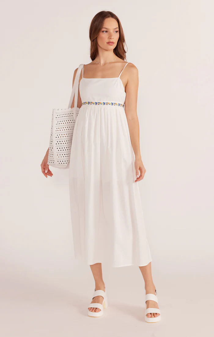 ELINI EMBROIDERED DRESS